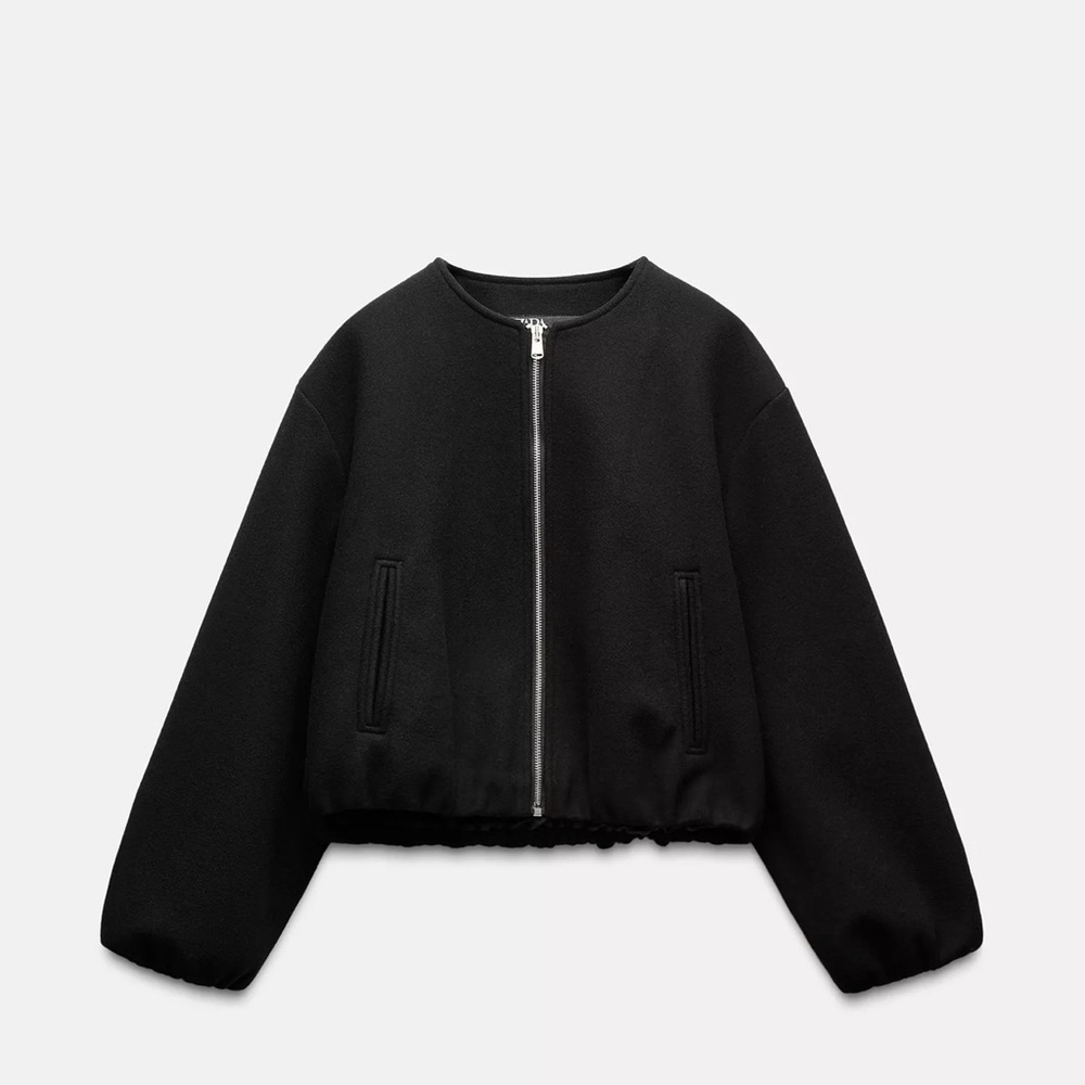 Zara Soft Bomber Jacket
